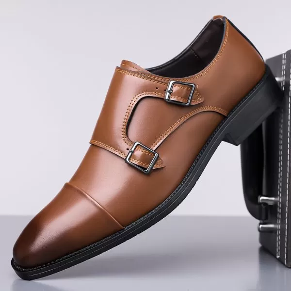 Leather Shoes Men's Business Shoes Oxford